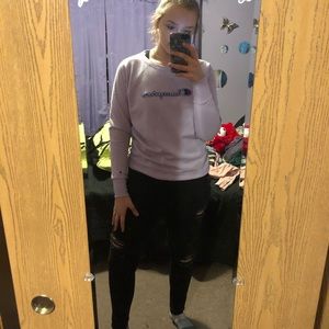 Purple champion pullover